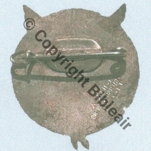 100  1939.40 A0682 SPA.100 6e Drille GC.III.2 HIRONDELLE Rondache 32mm  A.AUGIS ST.BARTH 3Li Bol fenetre allonge  Dos lisse irreg Src.P.GOUT via A.DENIS 